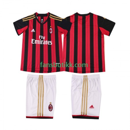 Fotballdrakt AC Milan 2013 2014 Barn Retro Hjemmetrøye Kortermet